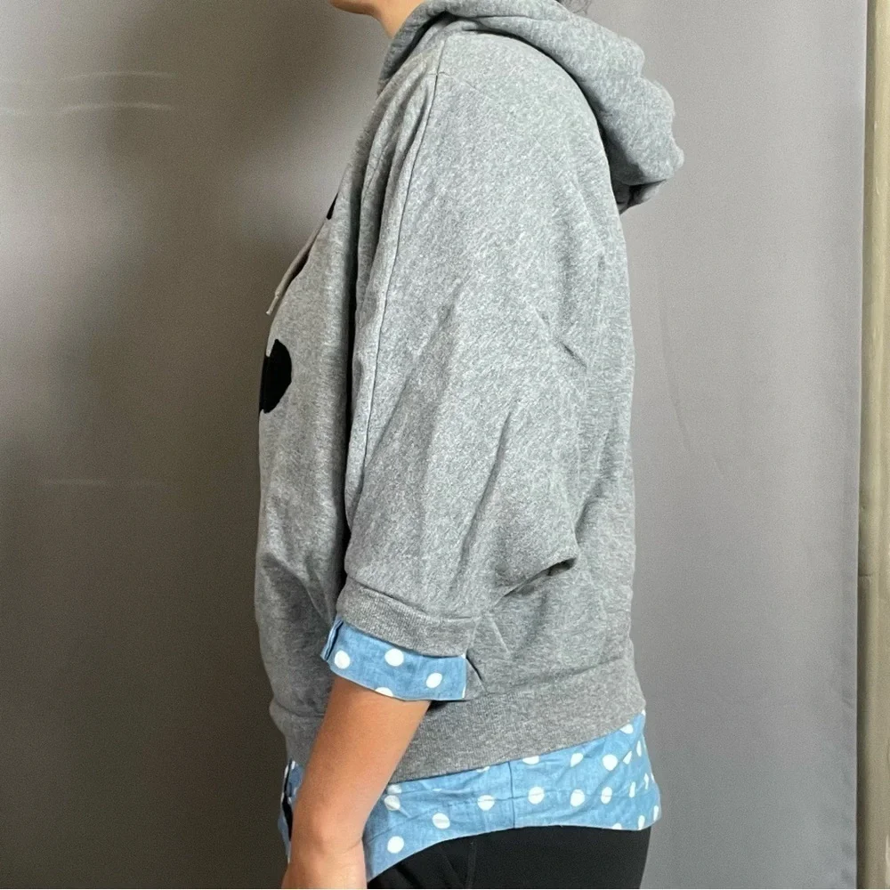 HYOMA Hoodie Size S Dolman Sleeves JOY YO